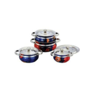 Klassic Vimal 8 Pcs Printed Serving Colour Dish - VM077