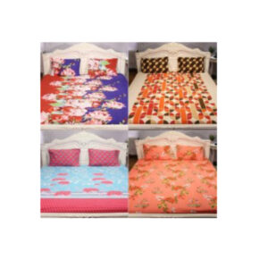 Super Saver Pack of 4 Cotton Bed sheets by Bella Casa