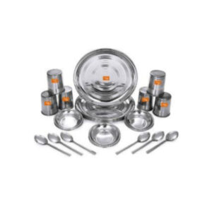 Whitestar 24 Pc Stainless Steel Dinner Set