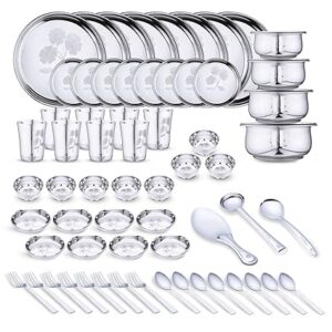 24 Pc Stainless Steel Dinner Set Whitestar