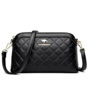 ketmart Crossbody Purses for Women - PU Leather Shoulderbag and Handbags Sling Bag Crossboby Bags  Colour: Black Product details Closure type Magnetic Outer material Leather Style Western Occasion type Daily us Number of pockets 5 Lining Polyester Country of Origin India