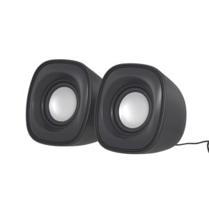 This item: amazon basics 2.0 Multimedia Speaker for PC | 3.5 mm Aux-in | 2x3W | for PC, Laptop, Tablet