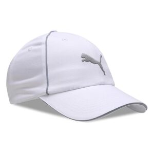 Puma Unisex's Cap (2621202_White-Concrete Gray
