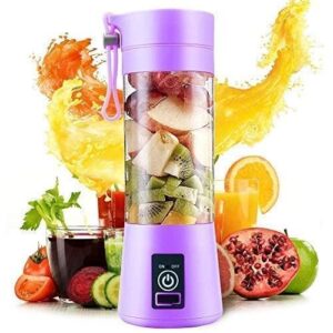 VIRED ENTERPRISE 6 Blades USB Juicer Portable Blender Electric Vegetables Fruit Smoothie Squeezers Mixer for Home Travel Cup