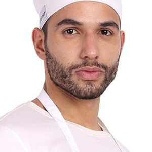 uniformer Chef Caps & Chef Hats Adjustable Kitchen Cooking Caps with Breathable Mesh Top