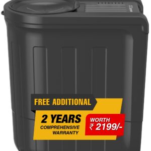 Whirlpool 7.0 Kg 5 Star Ace Supreme Semi-Automatic Top Loading Washing Machine (ACE SUPREME RYL SRS 7.0 GREY DAZZLE (5YR), 4 Year Comprehensive Warranty, 1400 RPM Motor, 5 Year Motor Warranty)
