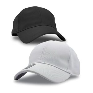 AWG ALL WEATHER GEAR Cap for Men Unisex Mens Caps with Adjustable Strap Caps Men Hat for Men Gym Caps for Men Sports Caps for Men Cap for Men Stylish (Pack of 2)