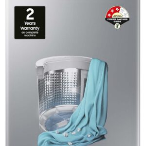 Samsung 7 kg, Fully-Automatic Top Load Washing Machine (WA70A4002GS/TL, centre jet pulsator, diamond drum and magic filter, Imperial Silver)